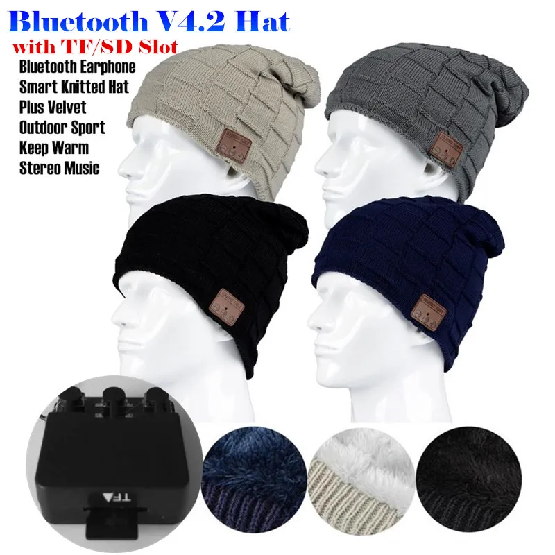 100p! Вставьте TF слот для уличного спорта беспроводные наушники Bluetooth V4.2 головной