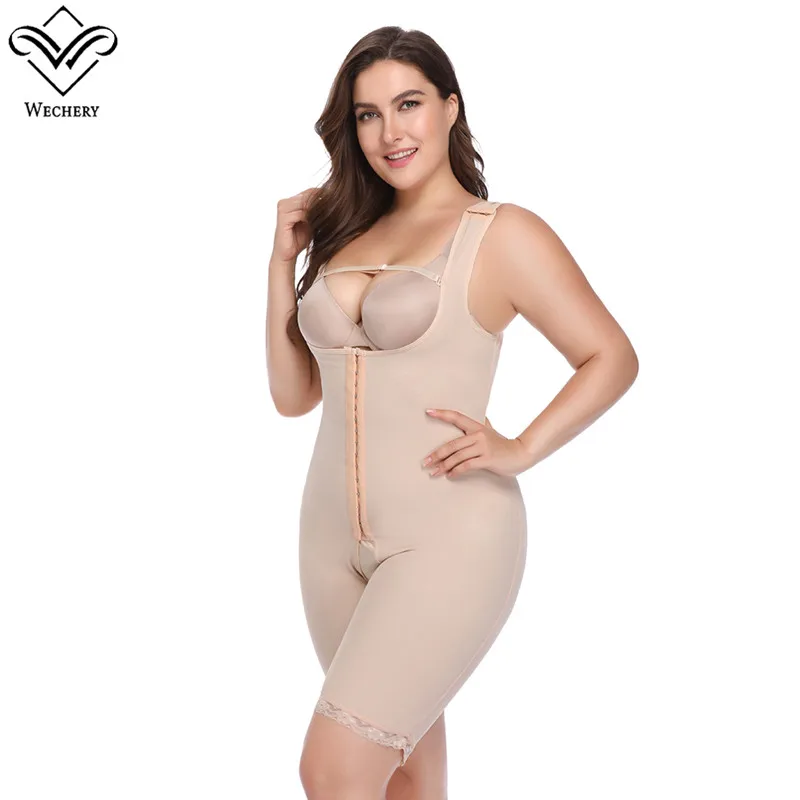 Wechery S 6XL белье боди с открытой промежностью женские Форма r полной длины
