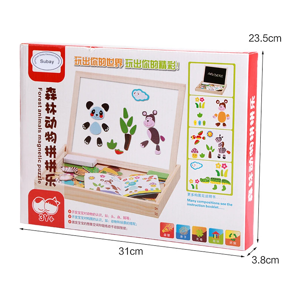 2018 горячая Распродажа деревянный лес и животных игрушка Мульти развивающие