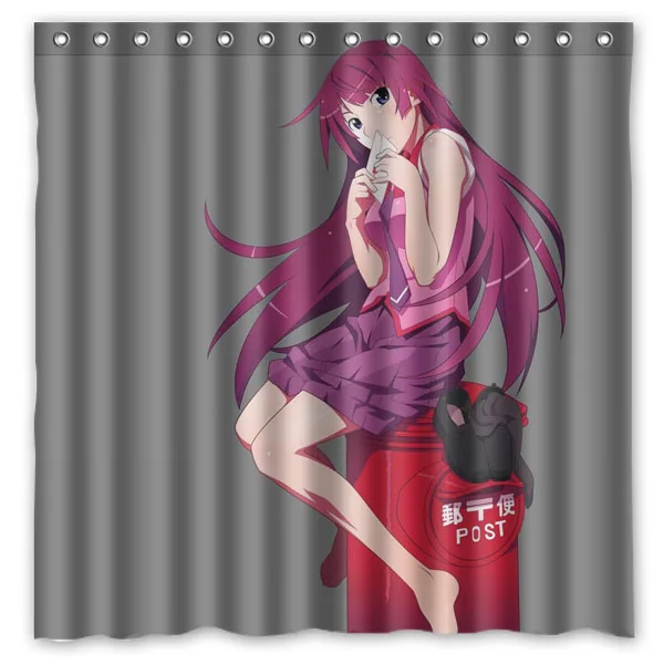 Senjougahara Hitagi занавеска для душа Персонализированная badkamer gordijn Прямая поставка