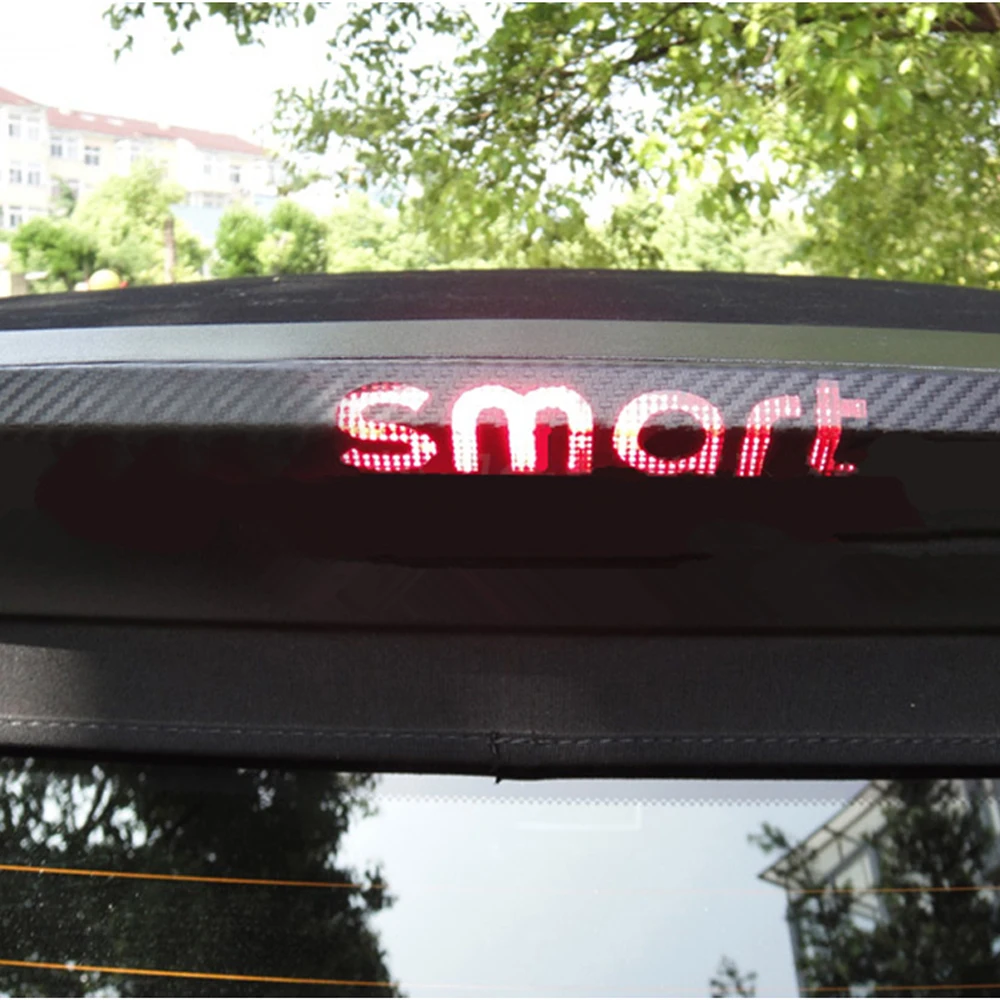 Автомобильный Стайлинг из углеродного волокна виниловая наклейка Высокий