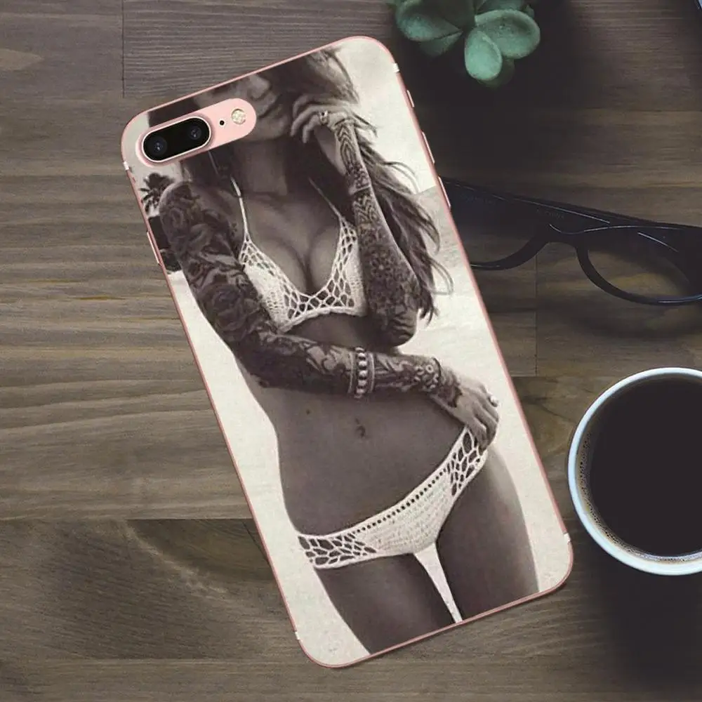 Чехол для мобильного телефона из ТПУ Bixedx Tattoo бикини сексуальная девушка Huawei G8 Honor