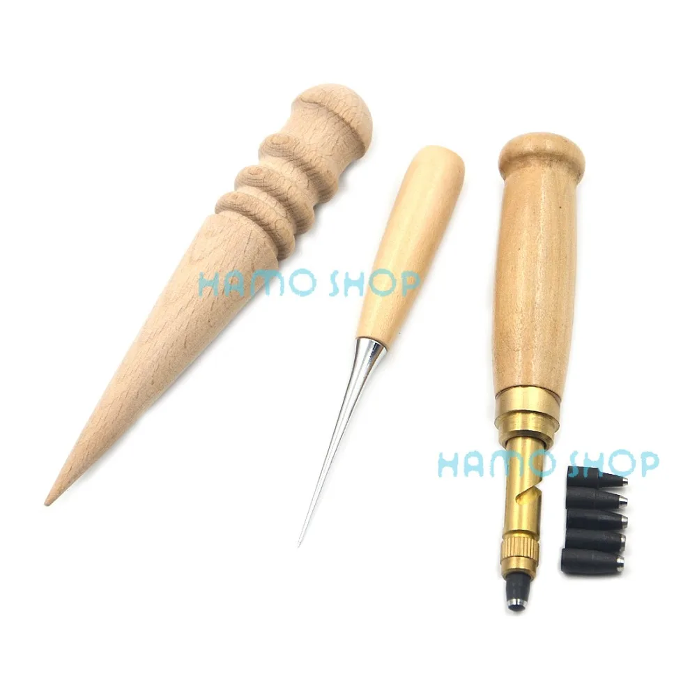 Пошив кожаных изделий 14 Комплект перфоратор для чеканки инструмент Рабочая
