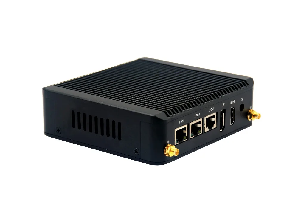 Новинка 2017 безвентиляторный мини ПК Linux четырехъядерный процессор celeron N2806