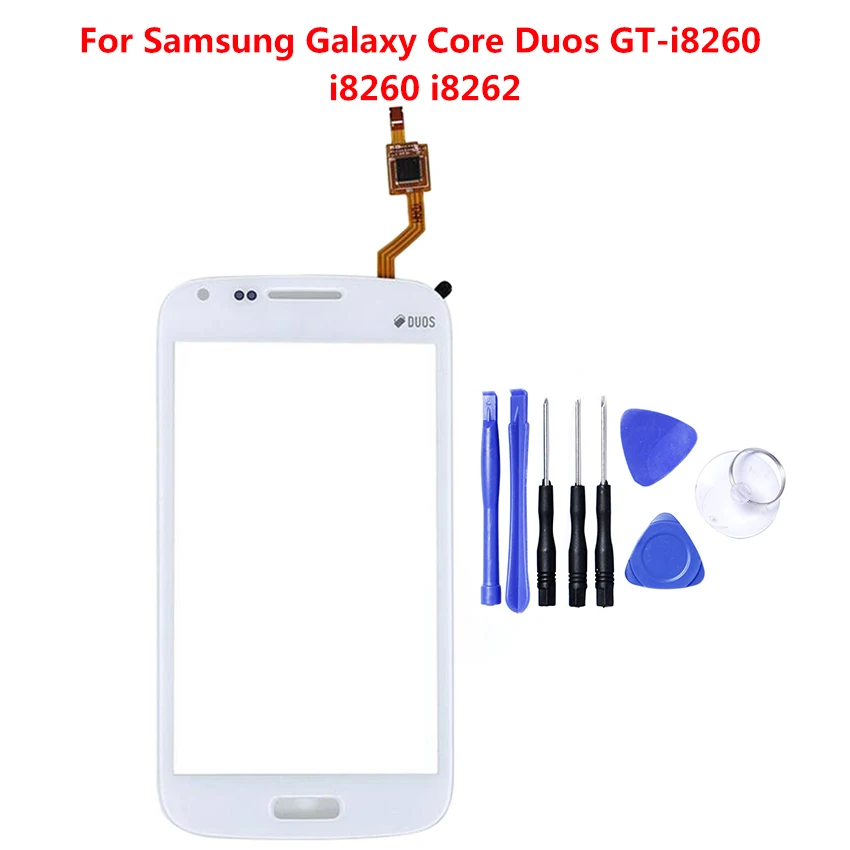 Качество 4 3 &quotдля samsung Galaxy Core Duos GT-i8260 i8260 i8262 сенсорный экран дигитайзер сенсор