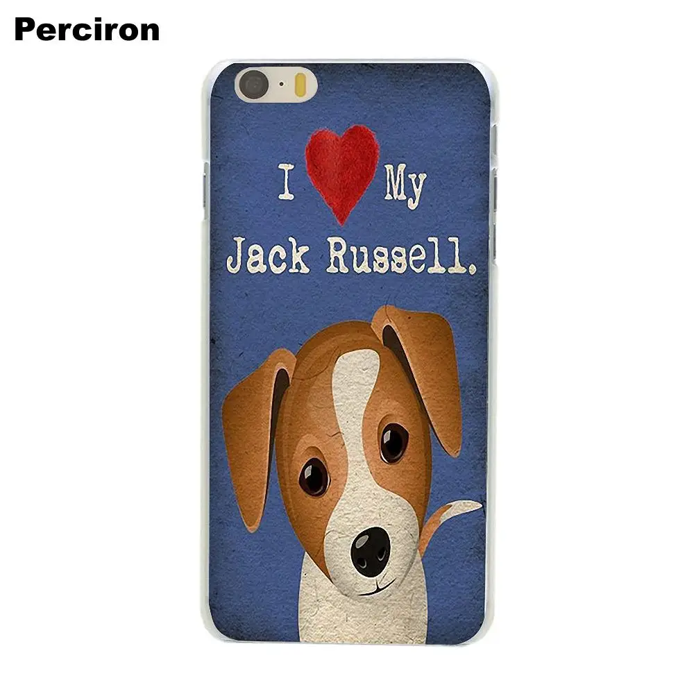 I Love My Jack Russell мягкий персонализированный узор для Galaxy Alpha Core Prime Note 4 5 8 S3 S4 S5 S6 S7 S8 S9