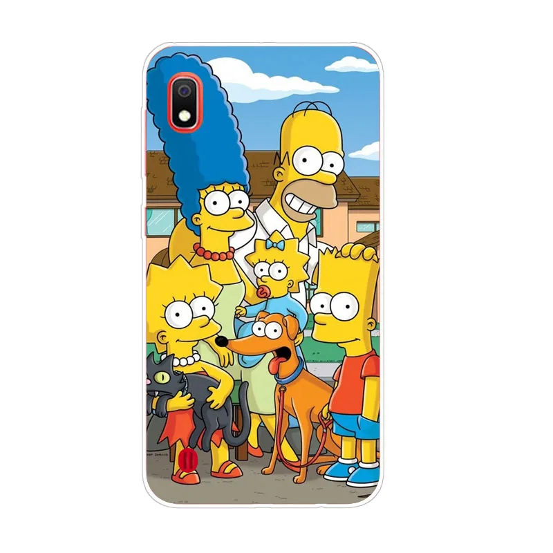 For Samsung galaxy A10 Case Silicon Painted animals Painting Soft TPU Back Cover for galaxyA10 protect Phone cases shell |