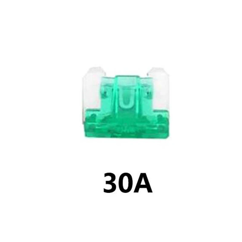 50 шт./лот мини Размеры микро Авто лезвие предохранителя 5A 7.5A 10A 15A 20A 25A 30A - Цвет: Золотой