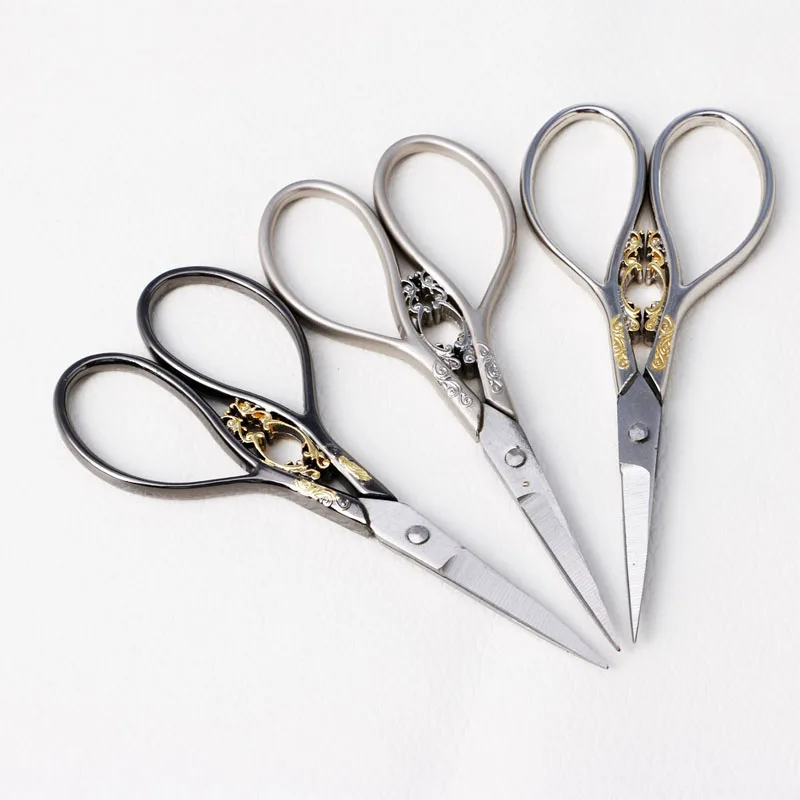 1PC Stainless Steel Floral Scissors Sewing Shears DIY Tool Dressmaking Pinking Fabric Craft | Дом и сад