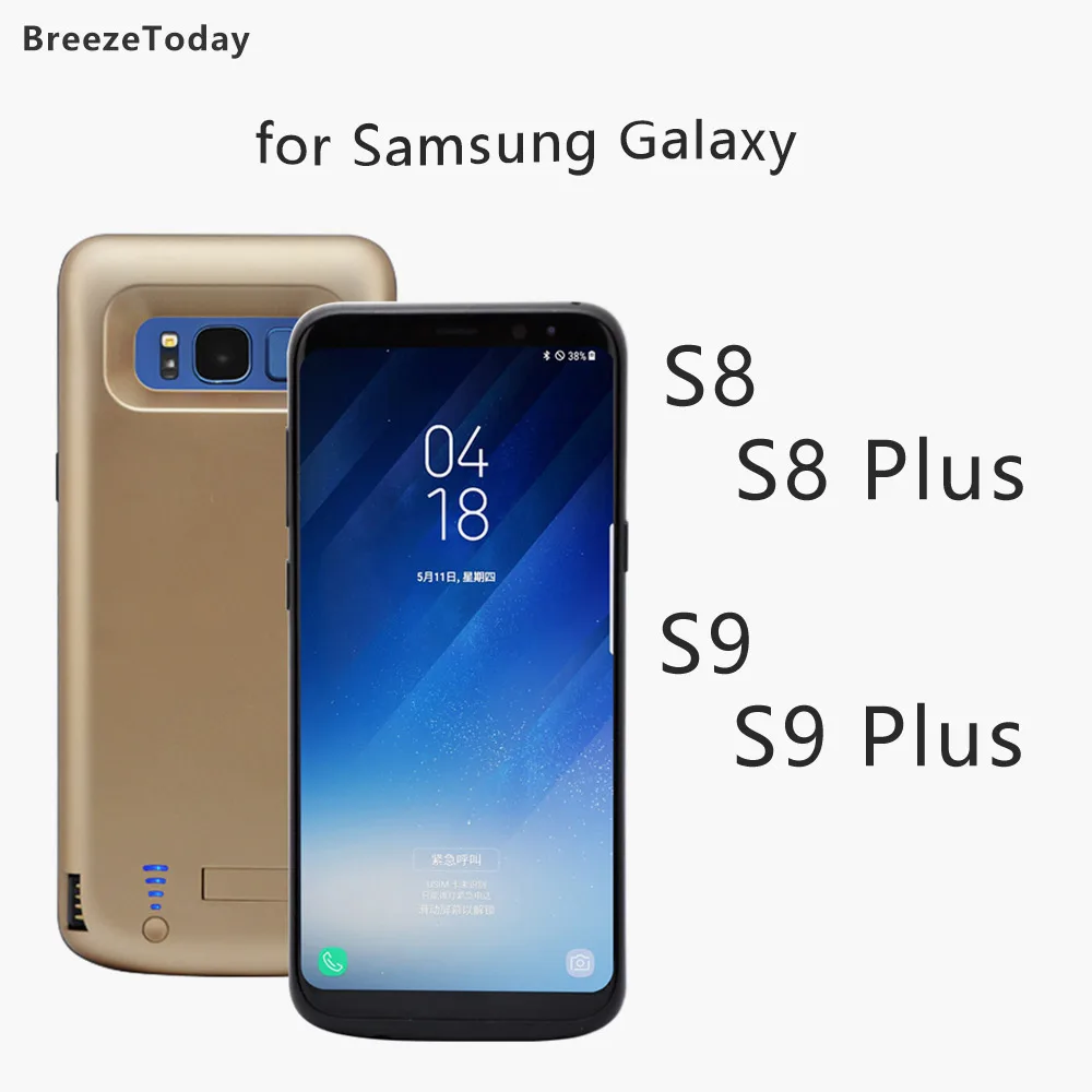 5000 6500 мАч чехол для аккумулятора, чехол для samsung S8 Plus S9 S9 Plus, чехол для зарядки аккумулятора