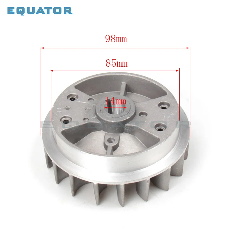 flywheel 2 двухтактный 47cc 49cc маховик+ Потяните Старт Мини карманный ATV Скутер 47 49 50CC Dirt Bike recoil стартер Съемник - Цвет: flywheel