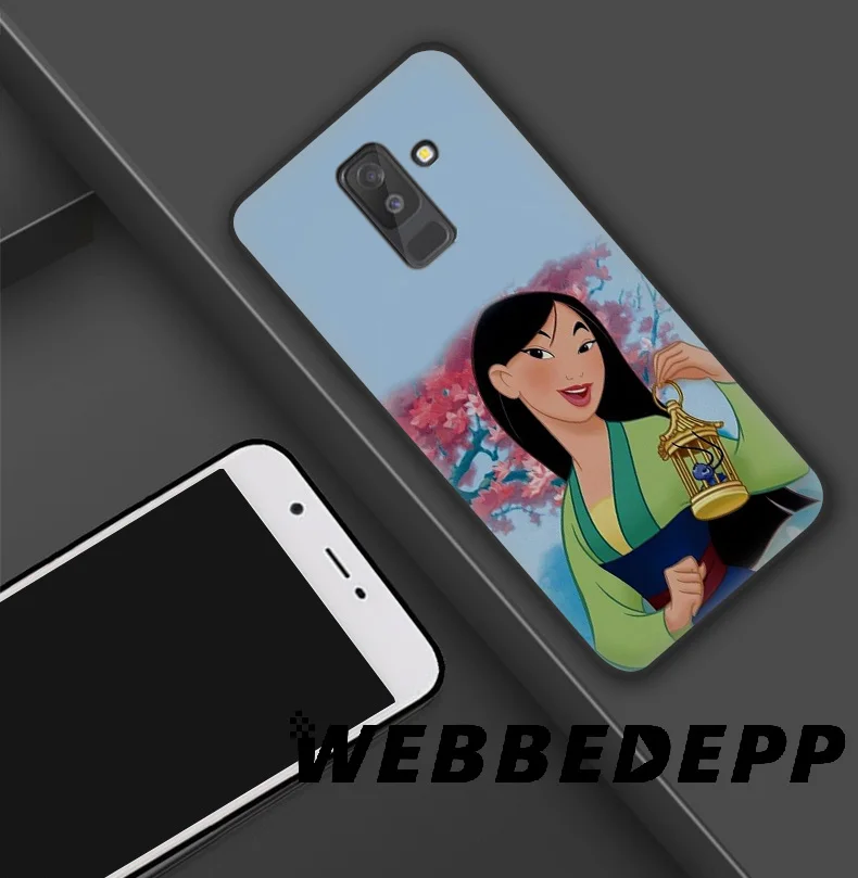 WEBBEDEPP мультфильм Мулан Мягкий ТПУ силиконовый чехол для Samsung Galaxy S10 S10e S9 S8 Plus S7 S6 Edge