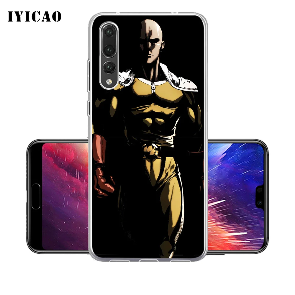 IYICAO One Punch Man Saitama Мягкий силиконовый чехол для телефона Huawei P30 P20 Pro P10 P9 P8 Lite P Smart TPU |