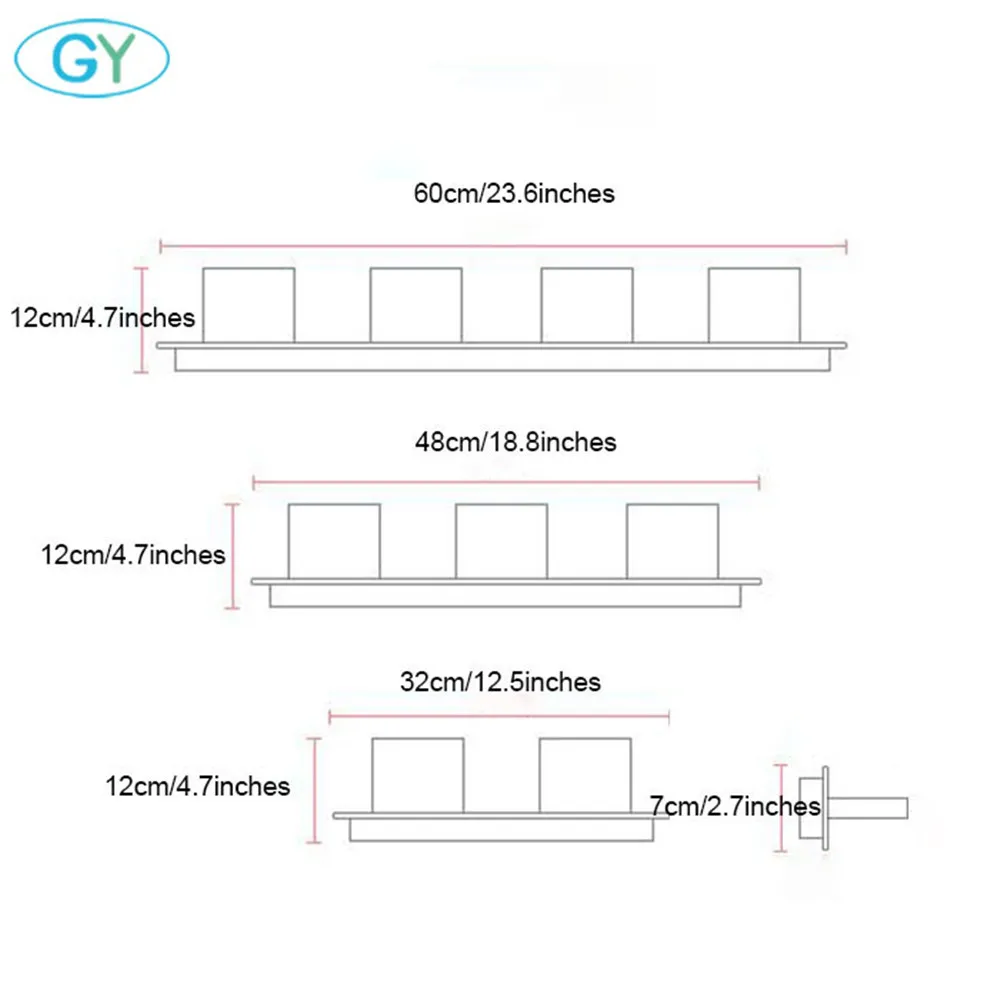 Светодиодный светильник зеркало современный косметический акриловый настенный