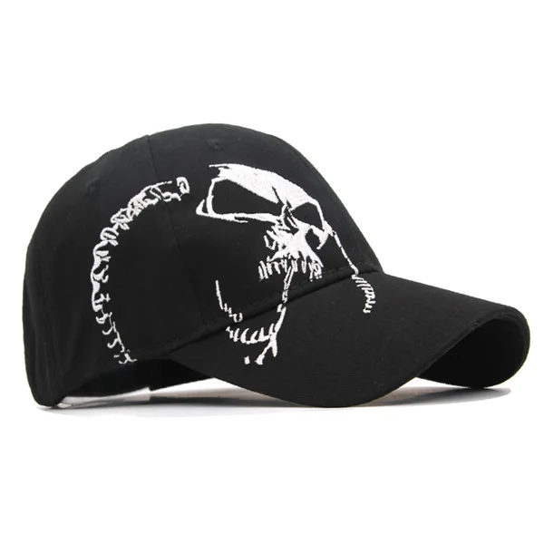 Xlamulu бренд Snapback бейсболки шапки для мужчин череп вышивка Casquette модные спортивные женские Bone мужская шапка Gorras мужская шапка - Цвет: black
