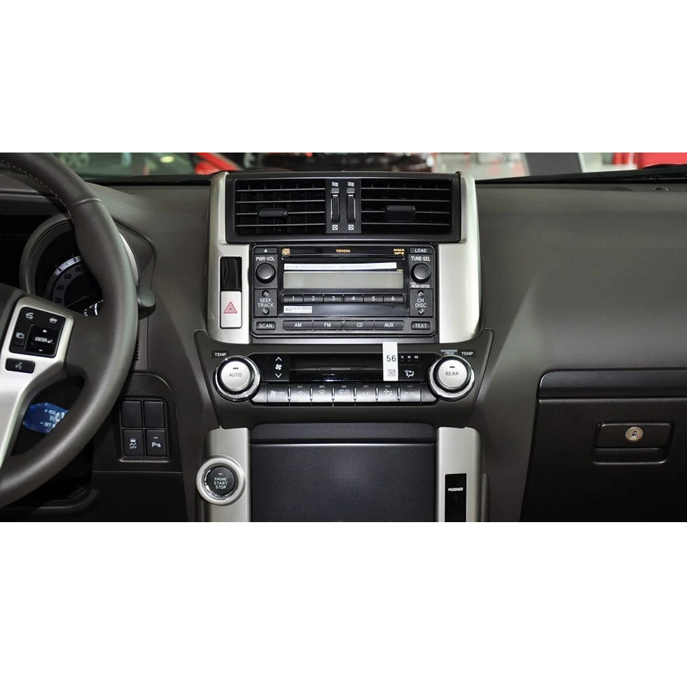 Sinosmart Автомобильный GPS навигатор радио для Toyota Prado 2004 2013 2din 2.5D IPS/QLED экран 8 ядер DSP