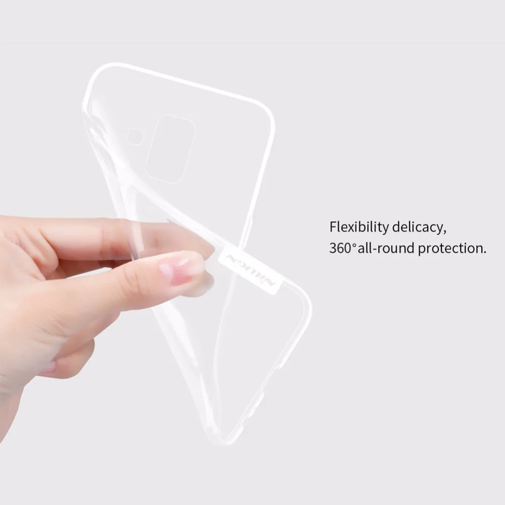For Samsung Galaxy A6 Galaxy A6 Plus NILLKIN Nature TPU Soft Back Cover Case With Retail Package