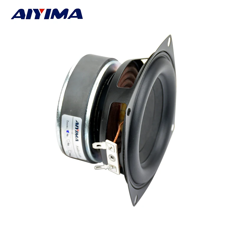 AIYIMA 1Pcs 4 Inch Subwoofer Speaker Unit HIFI 4 8 Ohm 100W Woofer Sound Speaker Home Theater Deep Bass Loudspeaeker