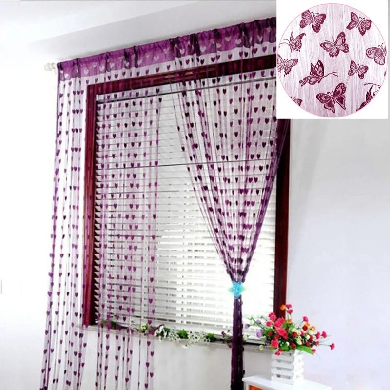 2*1 м струнная занавеска блестящие хрустальные бусины пряжа разделитель