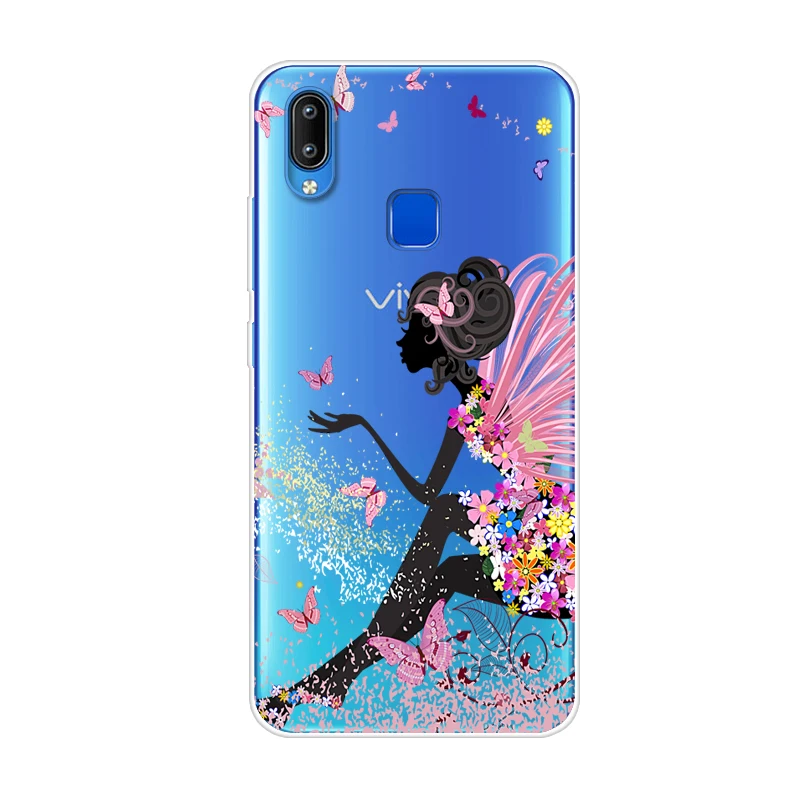Чехол VIVO Y95 чехол Y91 мультяшный силиконовый из ТПУ задняя крышка для V1807 Y91i VIVOY91 Y93