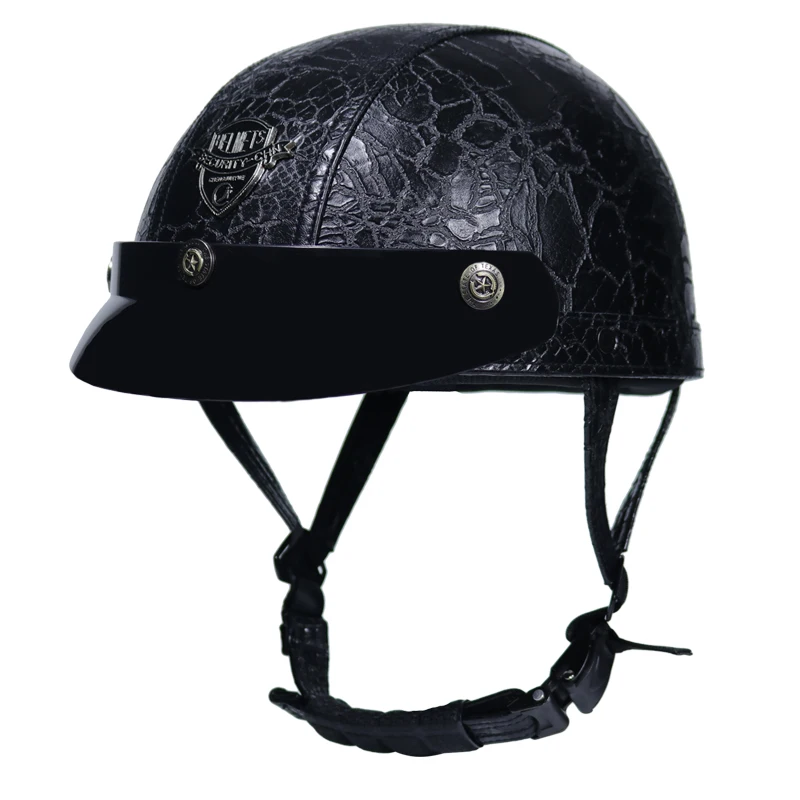 Мотоциклетные шлемы в стиле ретро с полузащитным покрытием защитный шлем