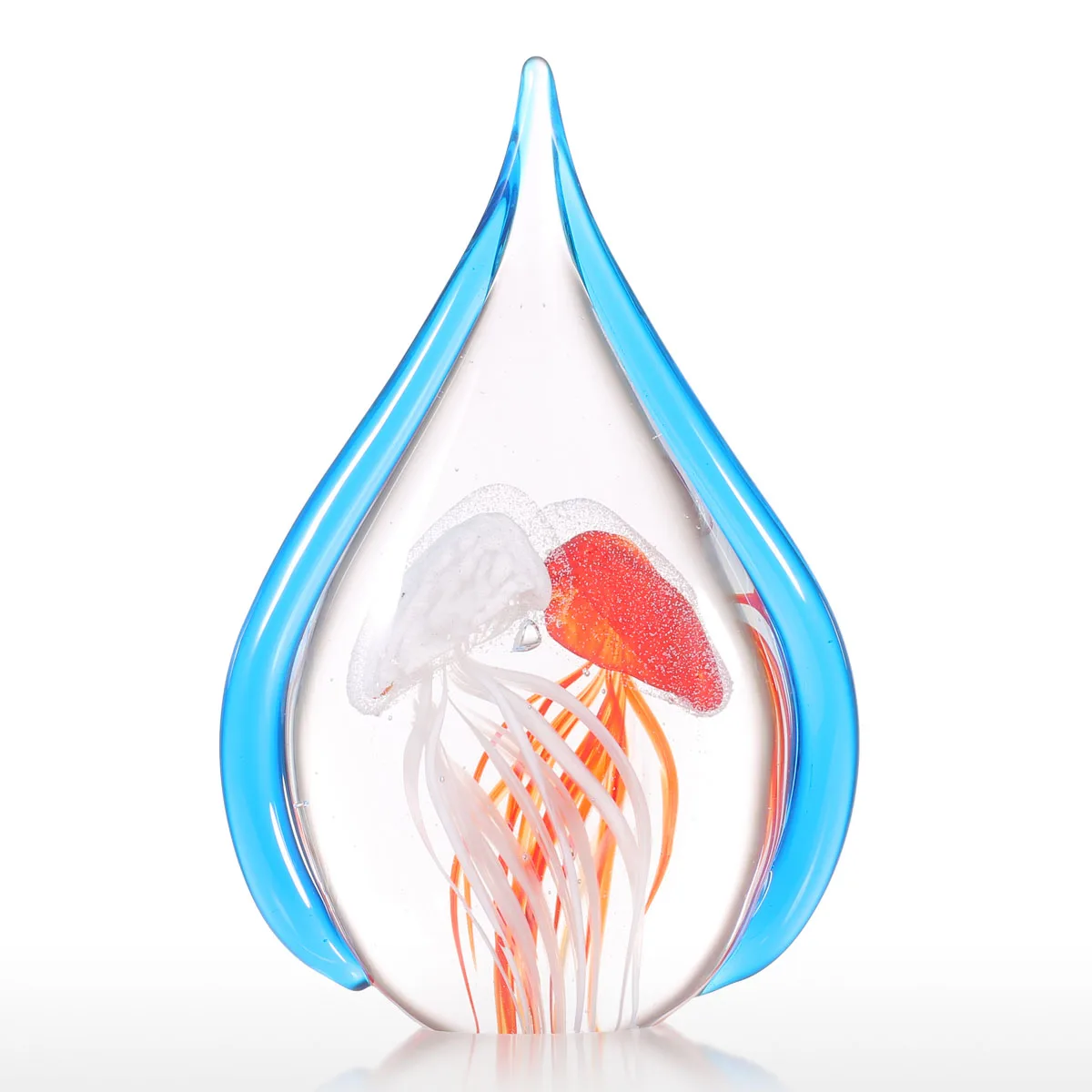 Tooarts КАПЛЕВИДНАЯ Медуза подарок стеклянная подставка украшение ручной работы