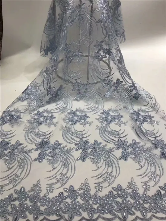 Latest African Lace Fabric Embroidered 3d Flower Nigerian Fabrics High Quality Lovely French For Dress | Дом и сад