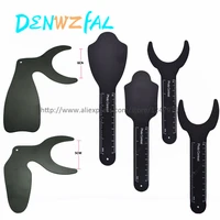 1pcs dental orthodontic photographic image contrast board oral cheek black plate contrasters autoclavable lab instrument 6 size