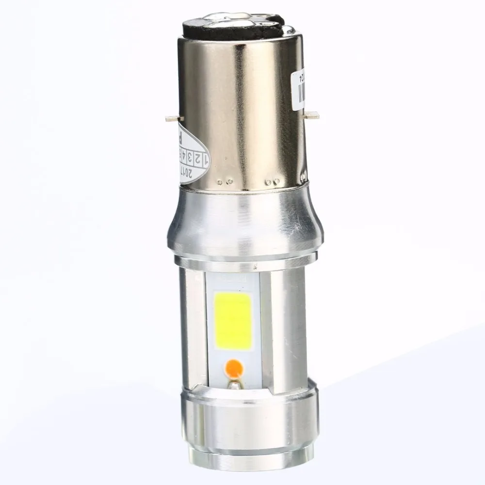 Dreauto передняя фара мотоцикла BA20D H6 18 w Led COB Hi/короче спереди и длиннее сзади) лампа