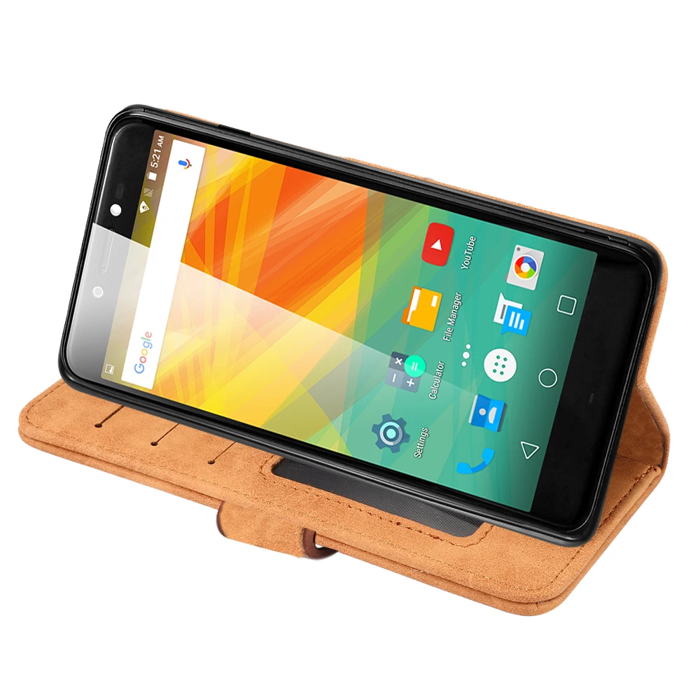 Новый Ретро кошелек кожаный чехол для Prestigio Grace Z5 PSP5530DUO сумка корпус телефона с