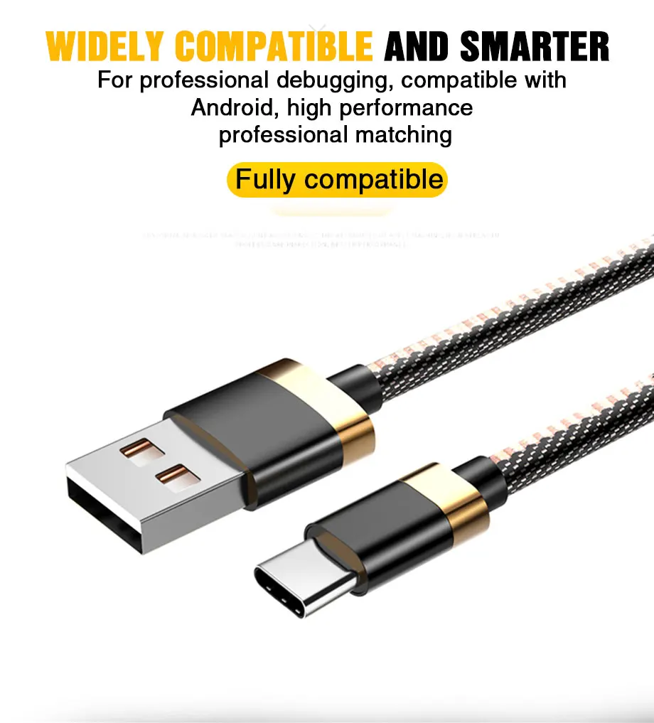 AZV usb type-C кабель для samsung s8 s9 huawei P20 Honor Xiaomi Phone 5A шнур для быстрой зарядки и передачи данных кабель для зарядки телефона type-C