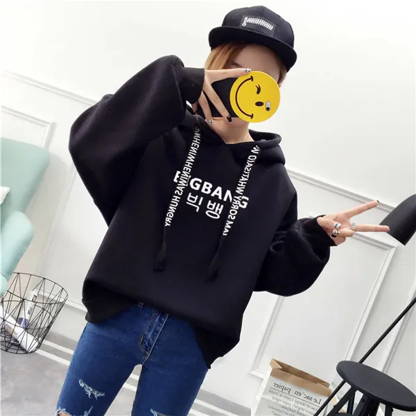 Модная одежда в стиле Kpop Харадзюку женские толстовки Bigbang GD G-Dragon свитера пуловеры