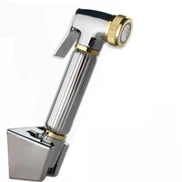 brass women hand held bidet shower set toilet jet cleaner portable bidet faucet hand shower bd213 a