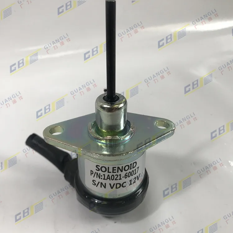 

Kubota excavator Kubota engine flameout switch flameoff solenoid valve 1A021-60017 digging parts heavy machine