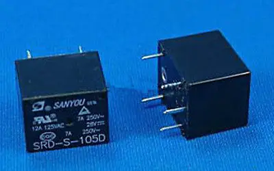 

20 pcs PCB type Mini Power Relay 5V DC coil SRD-S-105D