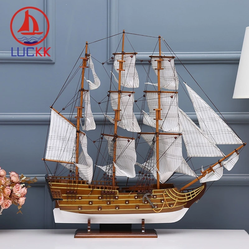 LUCKK 75 см HMS VICTORY 1765 деревянные модели кораблей парусная лодка строительные