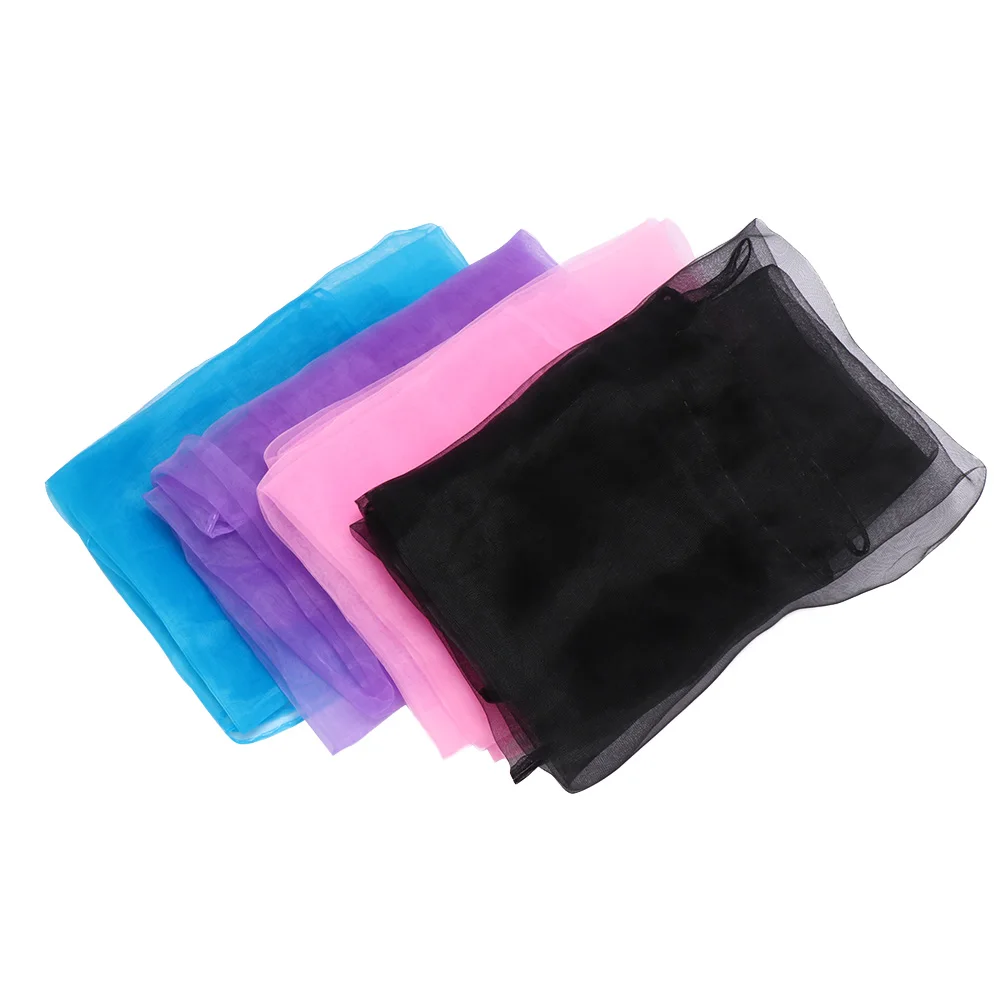 2 шт./компл. лидер продаж женский красочный шифоновый шейный шарф из органзы на