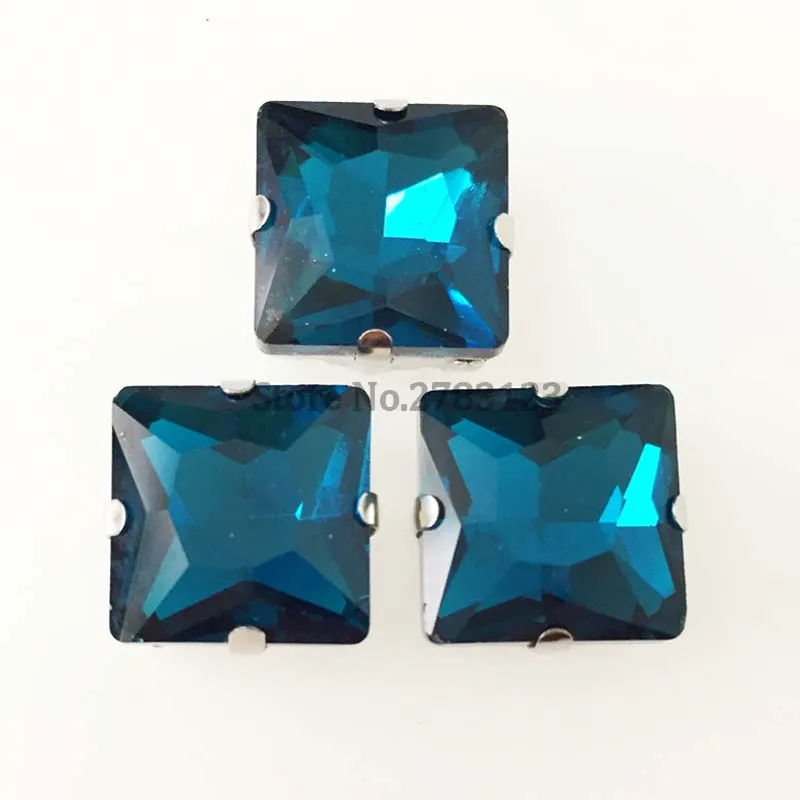 Павлин синий квадратная форма плоская задняя сторона хорошего качества