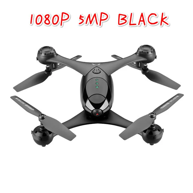 1080P 5MP Black Профессиональный wifi Дрон с камерой HD 4K Live Video FPV Dron Attitude Hold оптическое позиционирование потока RC вертолет Квадрокоптер - Цвет: 1080P 5MP Black
