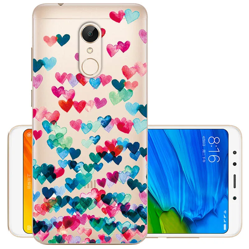 Чехол для Xiaomi Redmi 5 Plus чехол из ТПУ Мягкая силиконовая задняя крышка телефона Xiomi