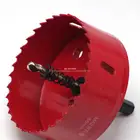 Двухметаллическая фреза 85 мм 3,35 дюйма для деревообработки, резак для дерева сделай сам, сверло