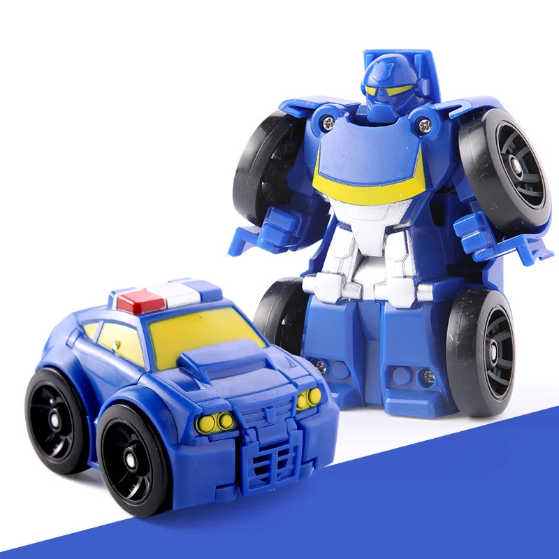 7.5x7x5cm-TF164MO Трансформация Робот автомобиль Фигурки игрушки пластиковые мини деформационные машины обучающая игрушка для детей Рождественский подарок детские игрушки для мальчиков - Цвет: 7.5x7x5cm-TF164MO