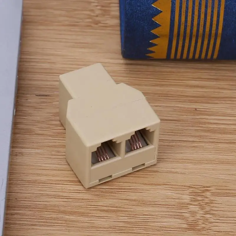 1 до 2 RJ11 Женский телефонный провод сплиттер конвертер адаптер соединитель