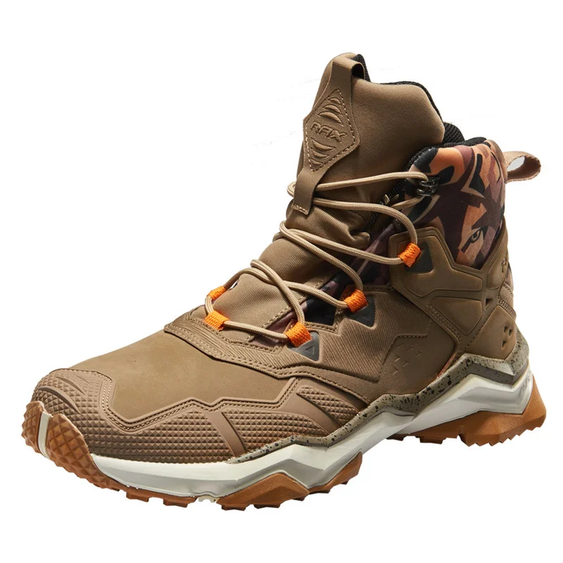 khaki winter 468 Rax мужские походные ботинки водонепроницаемые тактические сапоги для мужчин горные уличные спортивные ботинки из натуральной кожи походная обувь легкая - Цвет: khaki winter 468