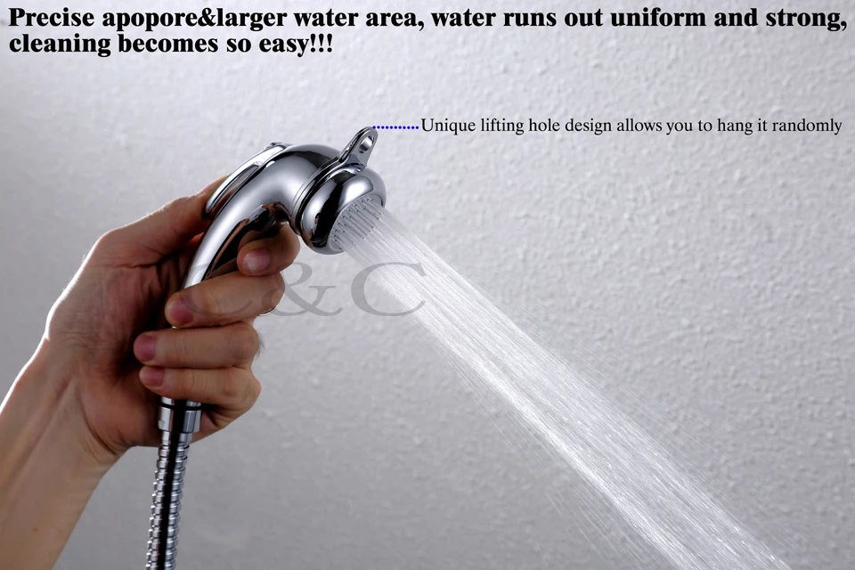 Настенный хромированный многофункциональный портативный пистолет Shattaf для биде