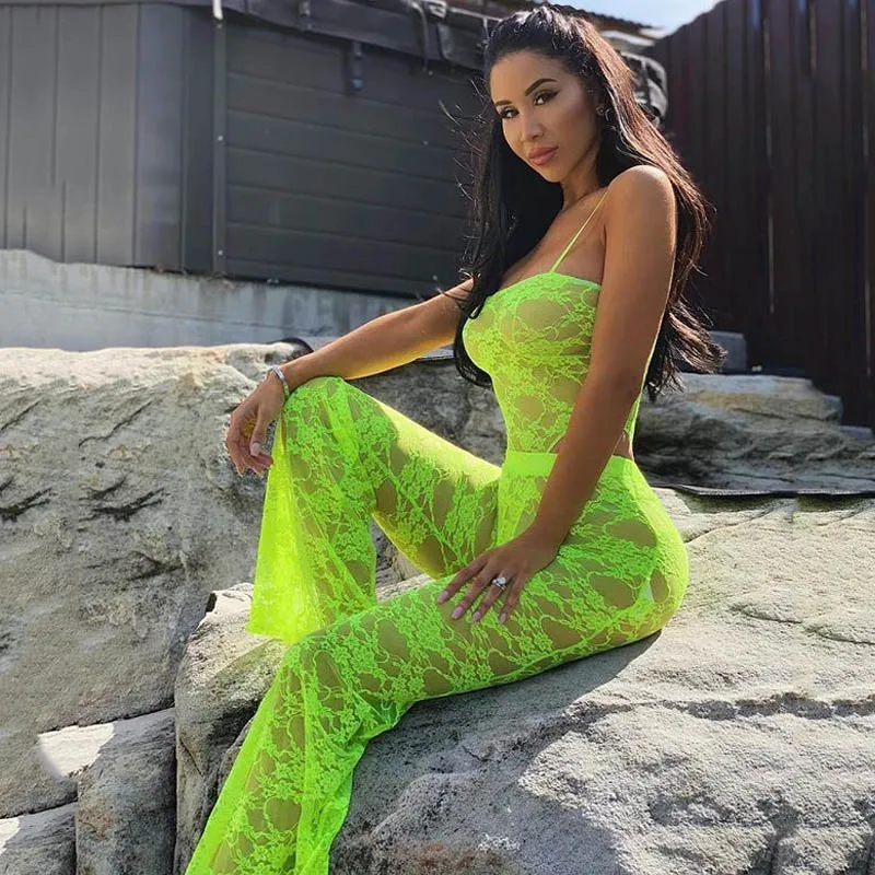 REDCORE Дамский комплект летний кружевной Женский 2 шт. дамские брюки и Боди без