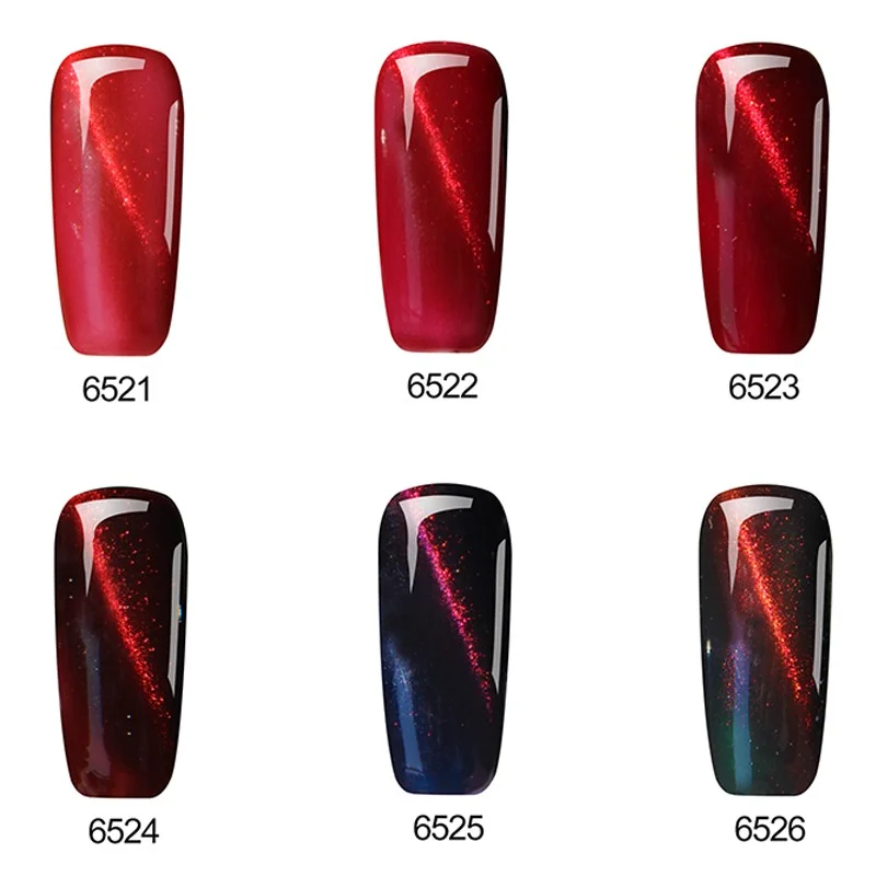 Bukio дизайн ногтей Жидкий блеск Гель-лак для с эффектом кошачий глаз маникюрный