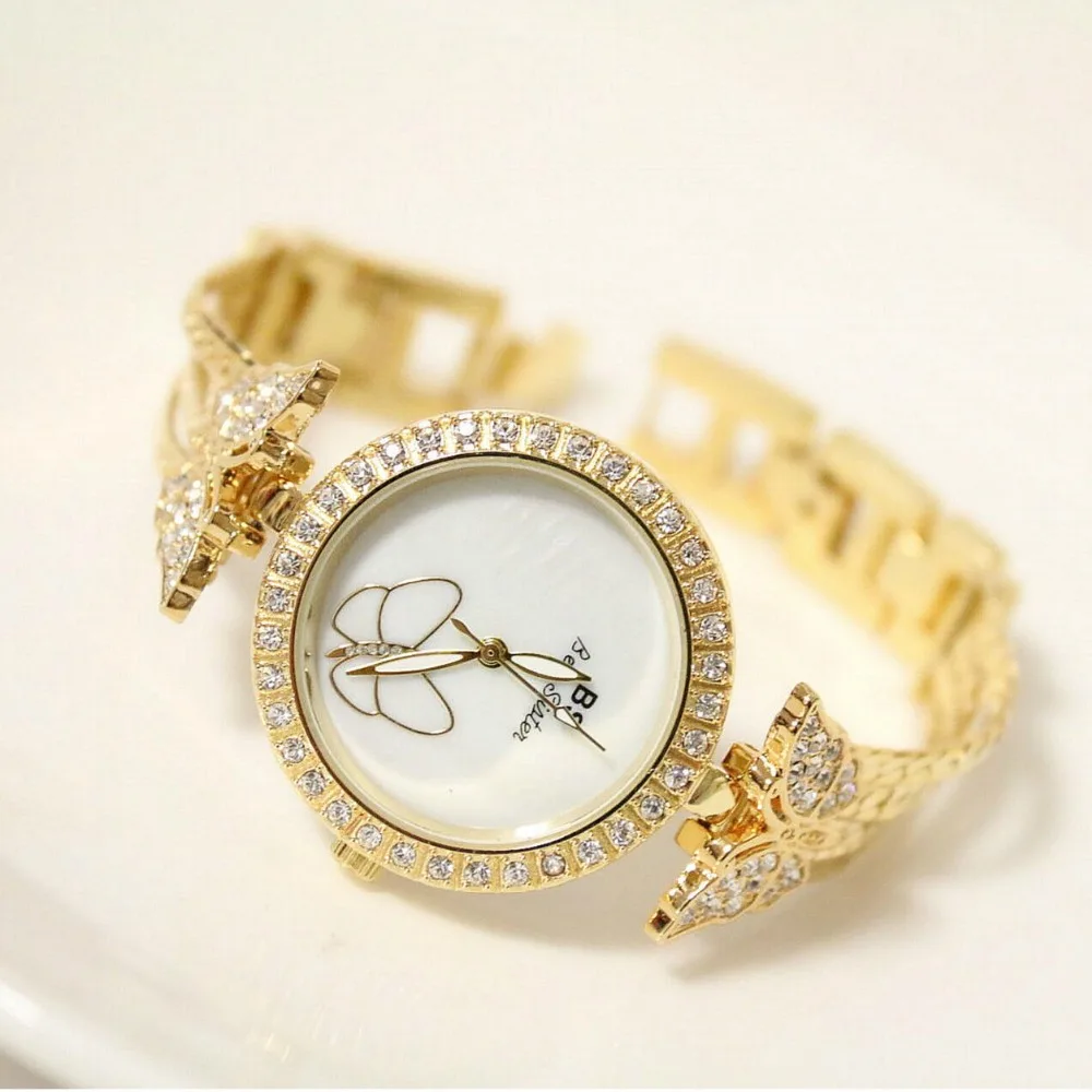 Fashion Gold Steel reloj mujer Casual Quartz Watch Clock women Wrist watches montres femme Brand Women relogio feminino | Наручные часы