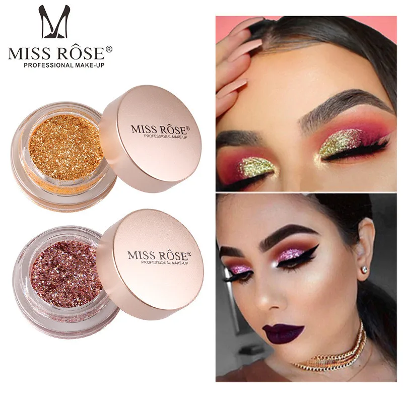 Miss Rose 10 цветов Русалка тени для век свободный порошок с пигментным блеском тени для век макияж блестящие перламутровые тени для век Палитра TSLM2