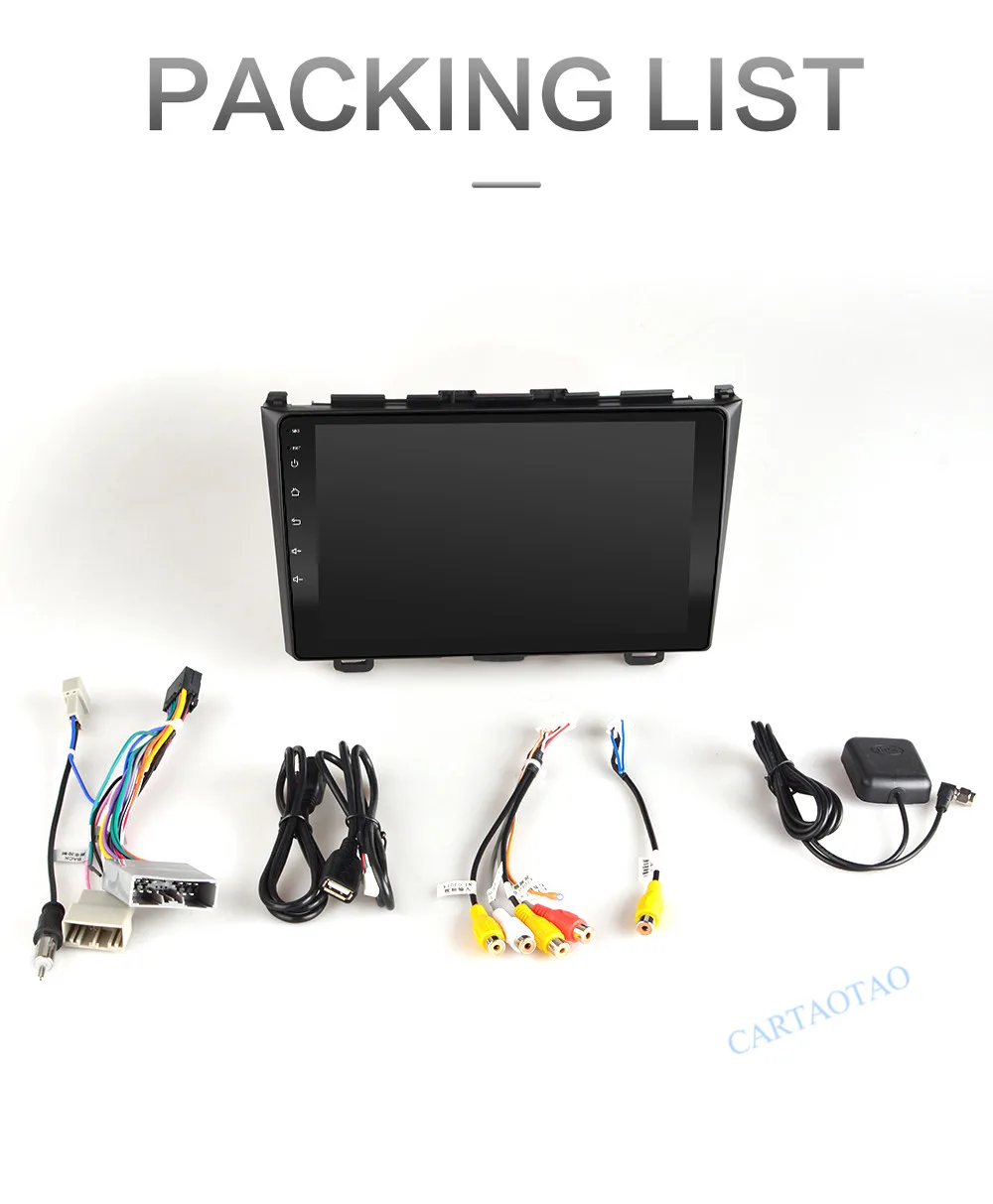 Автомобильный DVD gps android 8,1 автомобильный Радио стерео 2G 32G карта четырехъядерный 2 din Автомобильный мультимедийный плеер для Honda 2006-2011 9 дюймов
